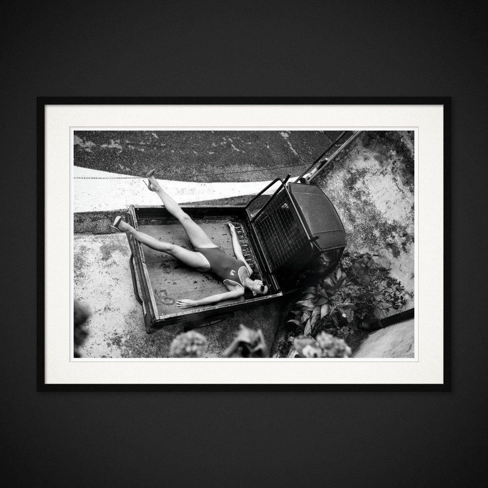 Performance Stage — A utility vehicle becomes a stage, seen from directly above. Framing preview by Albert Pocej; frame not included.